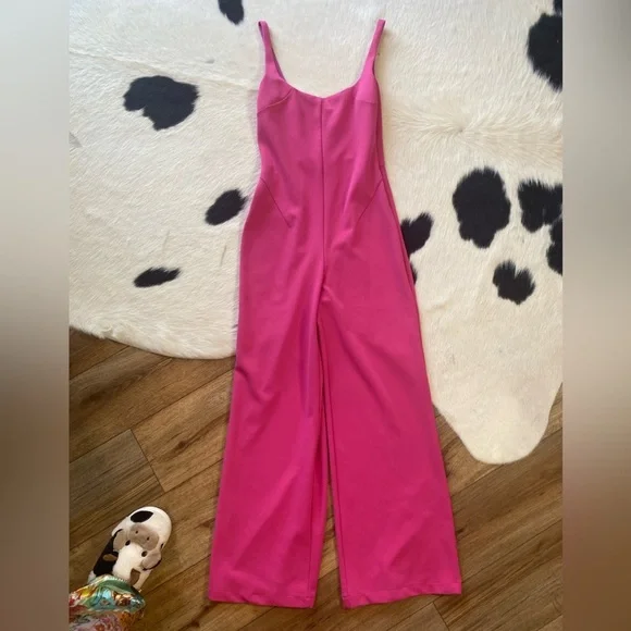 Esteban Cortazar Collective Scoop Neck Jumpsuit in Pink - Picture 5 of 12